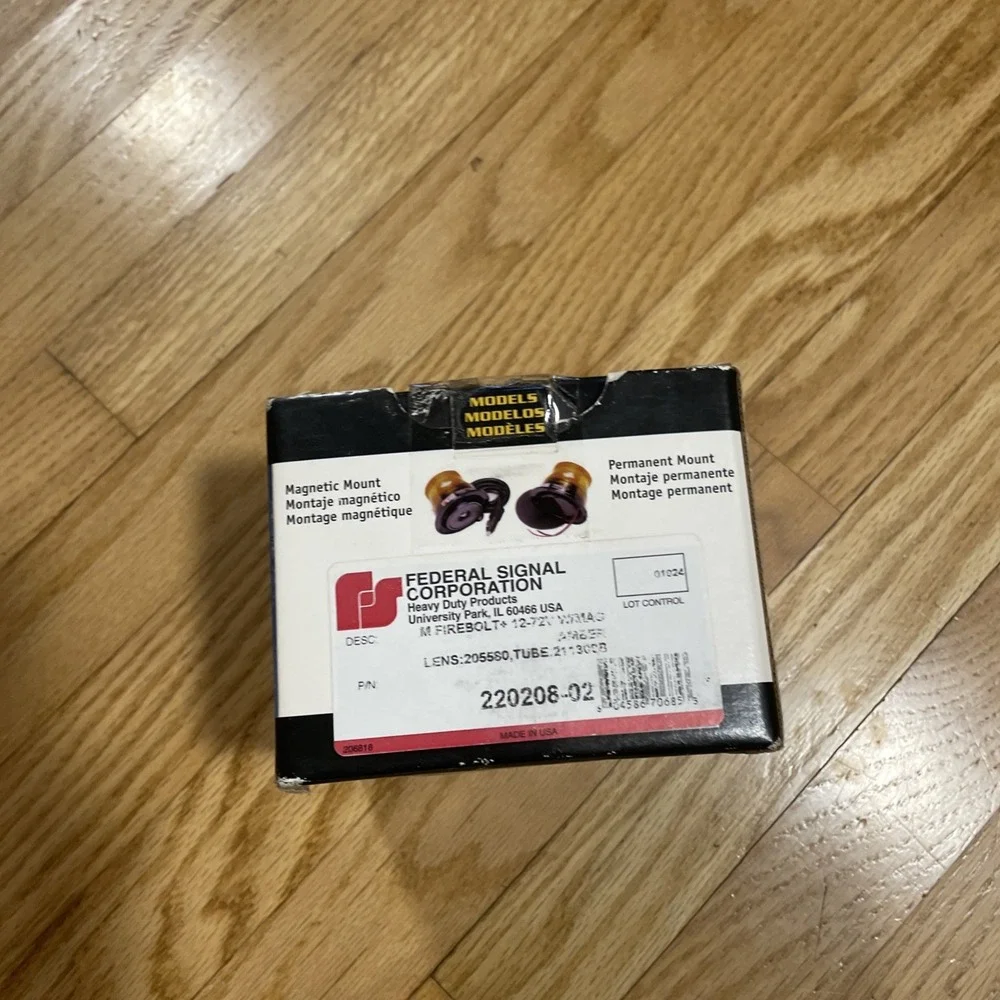 FS211820 Genuine Federal Signal Strobe Light Pulsator 551 Plus Amber